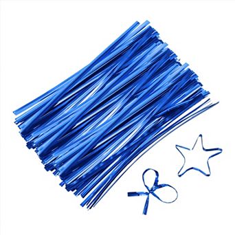 5" Twist Ties, Metallic Twist Ties, Reusable Plastic Coated Twist Ties 800 pc