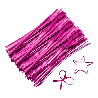 5" Twist Ties, Metallic Twist Ties, Reusable Plastic Coated Twist Ties 800 pc