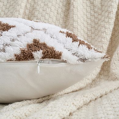 4Pcs Soft Short Plush Decorative Luxury Style Throw Pillow Covers 12x20&18x18 Inch