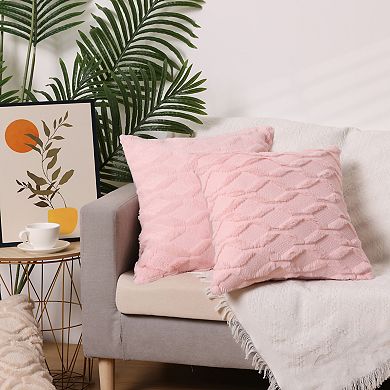 Set of 4 Soft Decorative Throw Pillow Covers Luxury Style Cushion Pillow Cover 18x18 Inch