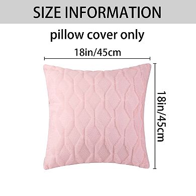 Set of 4 Soft Decorative Throw Pillow Covers Luxury Style Cushion Pillow Cover 18x18 Inch