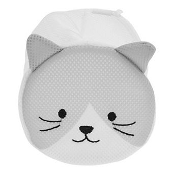 Mesh Laundry Bags, 3L Mesh Bra Bags with Hanging Loop, Cat Pattern Polyester Laundry Bags