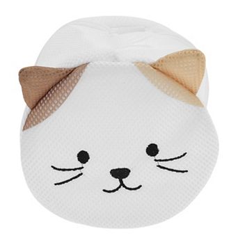 Mesh Laundry Bags, 3L Mesh Bra Bags with Hanging Loop, Cat Pattern Polyester Laundry Bags