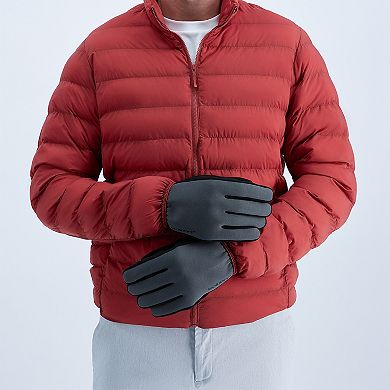 Men's isotoner Neoprene Touchscreen Gloves with Fleece Palm