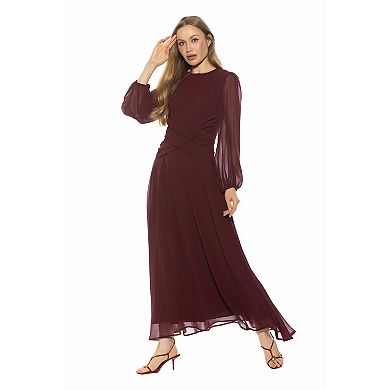 Women's ALEXIA ADMOR Crewneck Maxi Dress