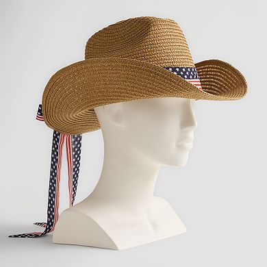 Women's Collection XIIX Americana Band Cowboy Hat