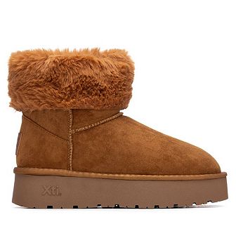 XTI Women's Comfort Ankle Suede Booties 144719