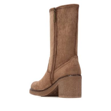 Refresh Women's Suede Heeled Booties 173040