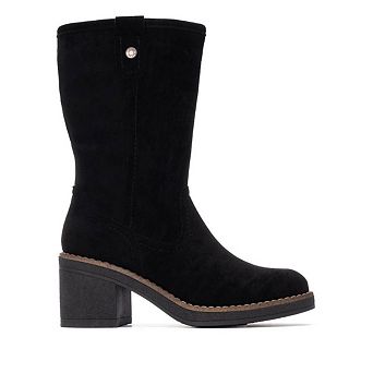 Refresh Women's Suede Heeled Booties 173040