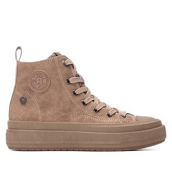 Refresh Women's Casual High Top Suede Sneakers 173074