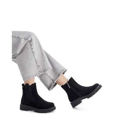 Refresh Women's Suede Chelsea Booties 173027