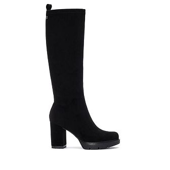 XTI Women's Suede Heeled Dress Boots 144580