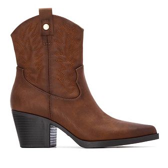XTI Women's Embroidered Italian Western Booties 144305