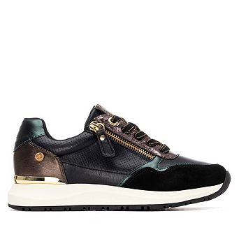 XTI Women's Side Zipper Casual Sneakers 144218