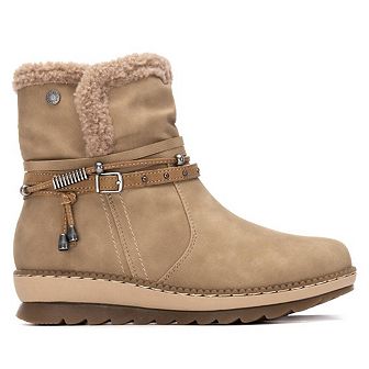 Refresh Women's Synthetic Shearling Lined Ankle Booties 173251