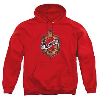 Big & Tall Oldsmobile Detroit Graphic Pullover Hoodie