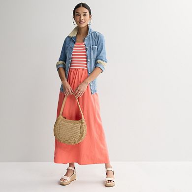 Women's Sonoma Goods For Life® Sleeveless Pockets Maxi Dress