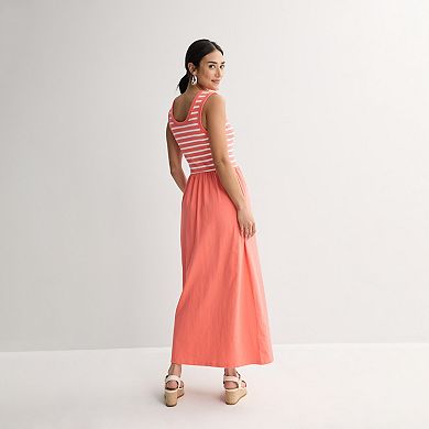 Women's Sonoma Goods For Life® Sleeveless Pockets Maxi Dress