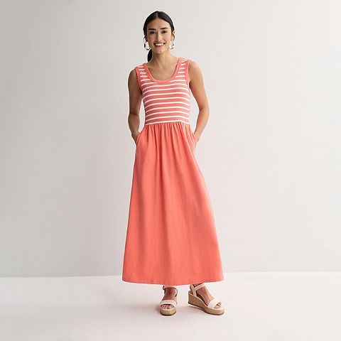 Женские платья Sonoma Goods For Life Women's Sonoma Goods For Life® Sleeveless Pockets Maxi Dress