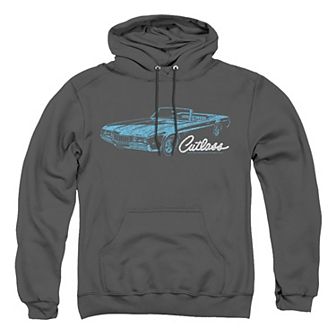 Big & Tall Oldsmobile 68 Cutlass Graphic Pullover Hoodie