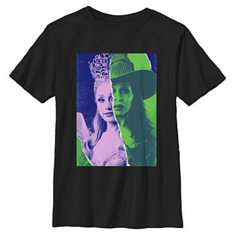 Boys 8-20 Wicked For Good Glinda And Elphaba Portraits Graphic Tee
