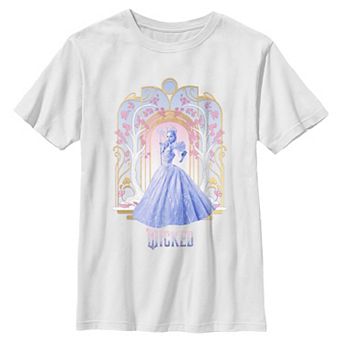 Boys 8-20 Wicked For Good Glinda Floral Arch Graphic Tee