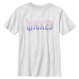 Boys 8-20 Wicked For Good Floral Print Logo Graphic Tee