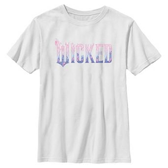 Boys 8-20 Wicked For Good Floral Print Logo Graphic Tee