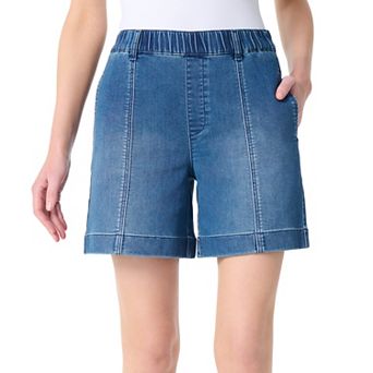 Women's Gloria Vanderbilt Knitology Seamed Jean Shorts