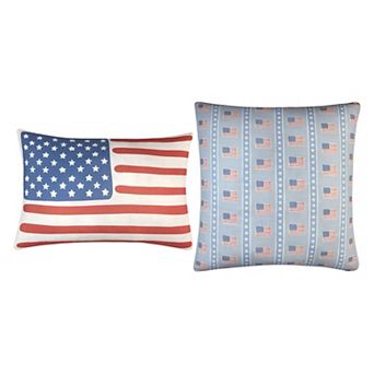 Celebrate Together™ 2-Pack American Flag Decorative Pillows