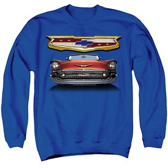 Men's Chevrolet 1957 Bel Air Grille Graphic Sweatshirt