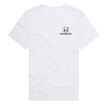 Men's Trevco Honda Distressed Left Chest Logo Graphic Tee