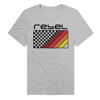 Men's Trevco Honda Rebel Checkers & Stripes Graphic Tee