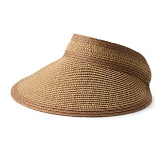 Women's Sonoma Goods For Life® Rollup Tweed Straw Visor