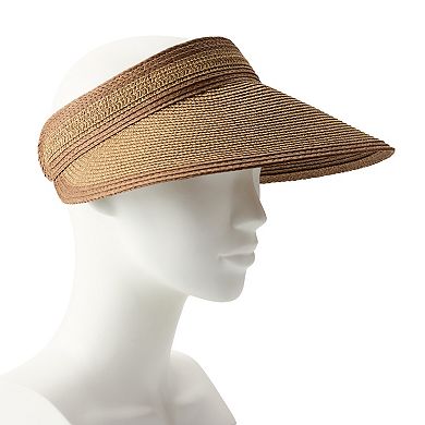 Women's Sonoma Goods For Life® Rollup Tweed Straw Visor