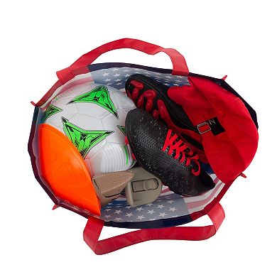 American Flag Reusable Bag