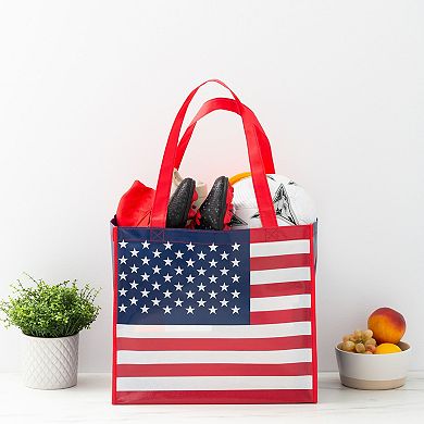 American Flag Reusable Bag