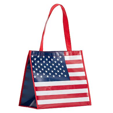 American Flag Reusable Bag