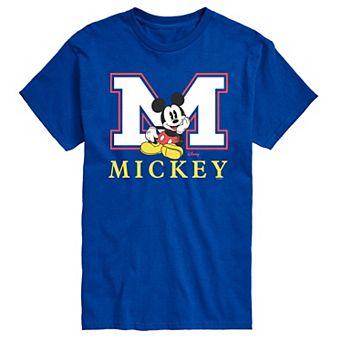 Big & Tall Disney's Mickey Mouse Varsity Letter Graphic Tee