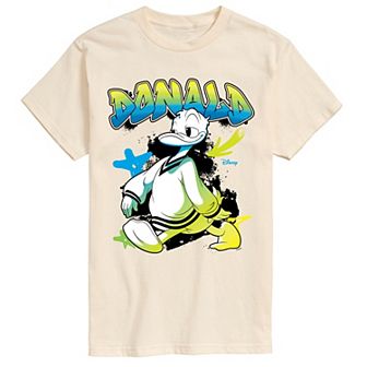 Big & Tall Disney's Donald Duck Graffiti Style Graphic Tee