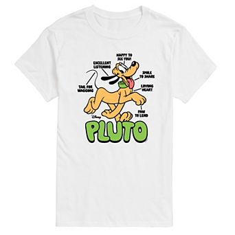 Big & Tall Disney's Pluto Diagram Graphic Tee