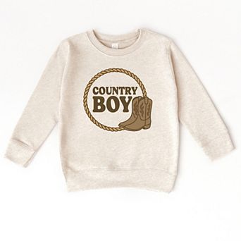 Country Boy Rope and Boots - Toddler Graphic Sweatshirt