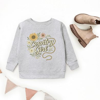 Country Girl Rope Watercolor - Youth Graphic Sweatshirt