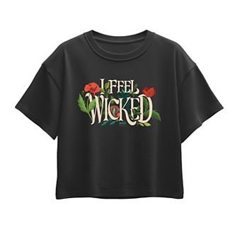 Girls 7-16 Wicked For Good Elphaba I Feel Wicked Boxy Tee