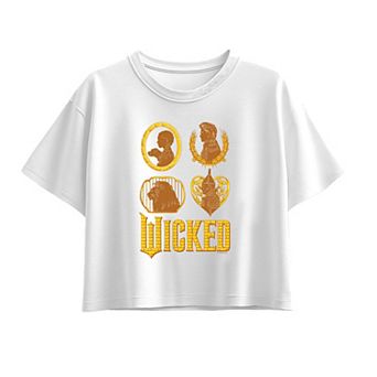 Girls 7-16 Wicked For Good Oz Group Boxy Tee
