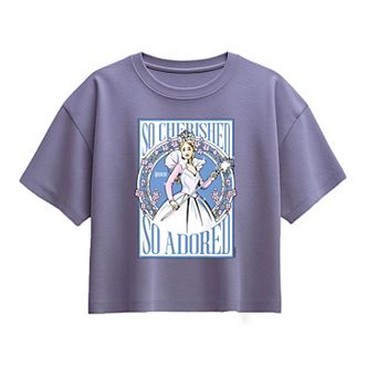 Girls 7-16 Wicked For Good Glinda So Cherished So Adored Boxy Tee