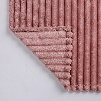 Kate Aurora Lux Ultra Soft and Plush Umbra Ombre Designed Oversized Accent Throw Blanket