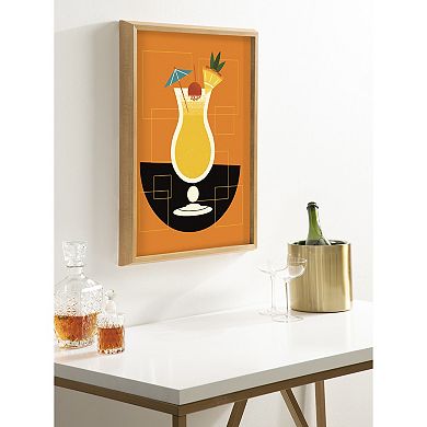 Blake Pina Colada Framed Printed Art by Amber Leaders Designs