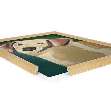 Blake Lily Framed Printed Glass by Caleb Griswold