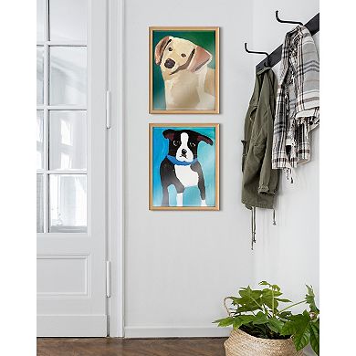 Blake Lily Framed Printed Glass by Caleb Griswold